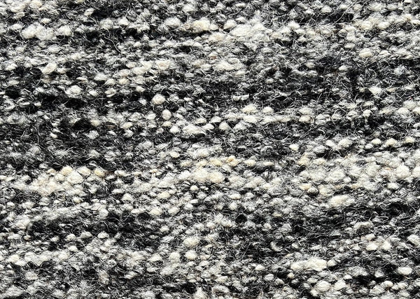 black flecks handwoven dhurrie 80% wool 20% cotton base