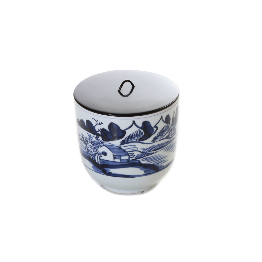 sometsuke mizusashi water bowl with box #707
