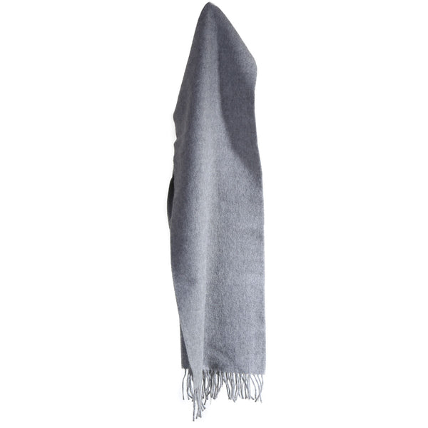 100% alpaca grey scarf