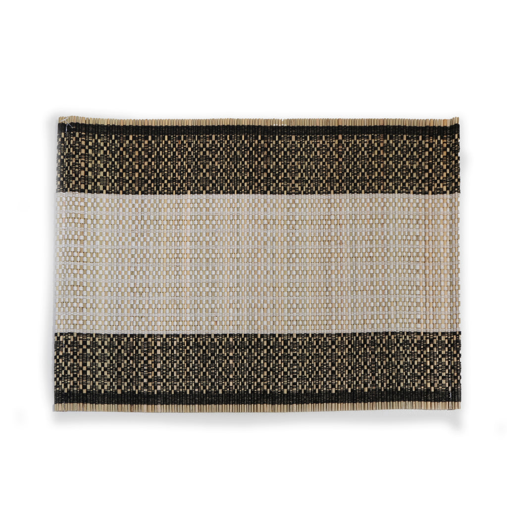 placemats - handwoven cotton with grass
