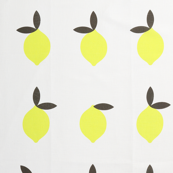 linen tea towel - lemons