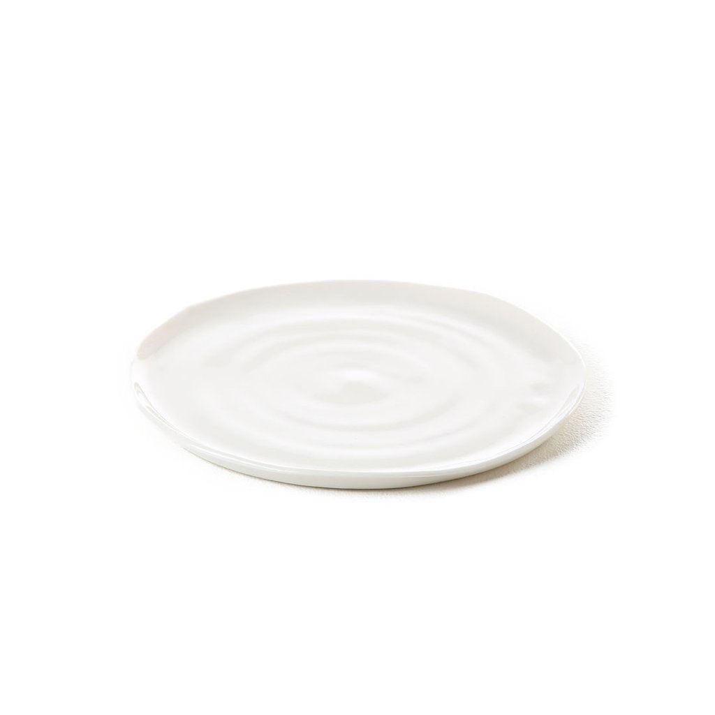 hand-thrown porcelain side plate 8x total, 8x remaining
