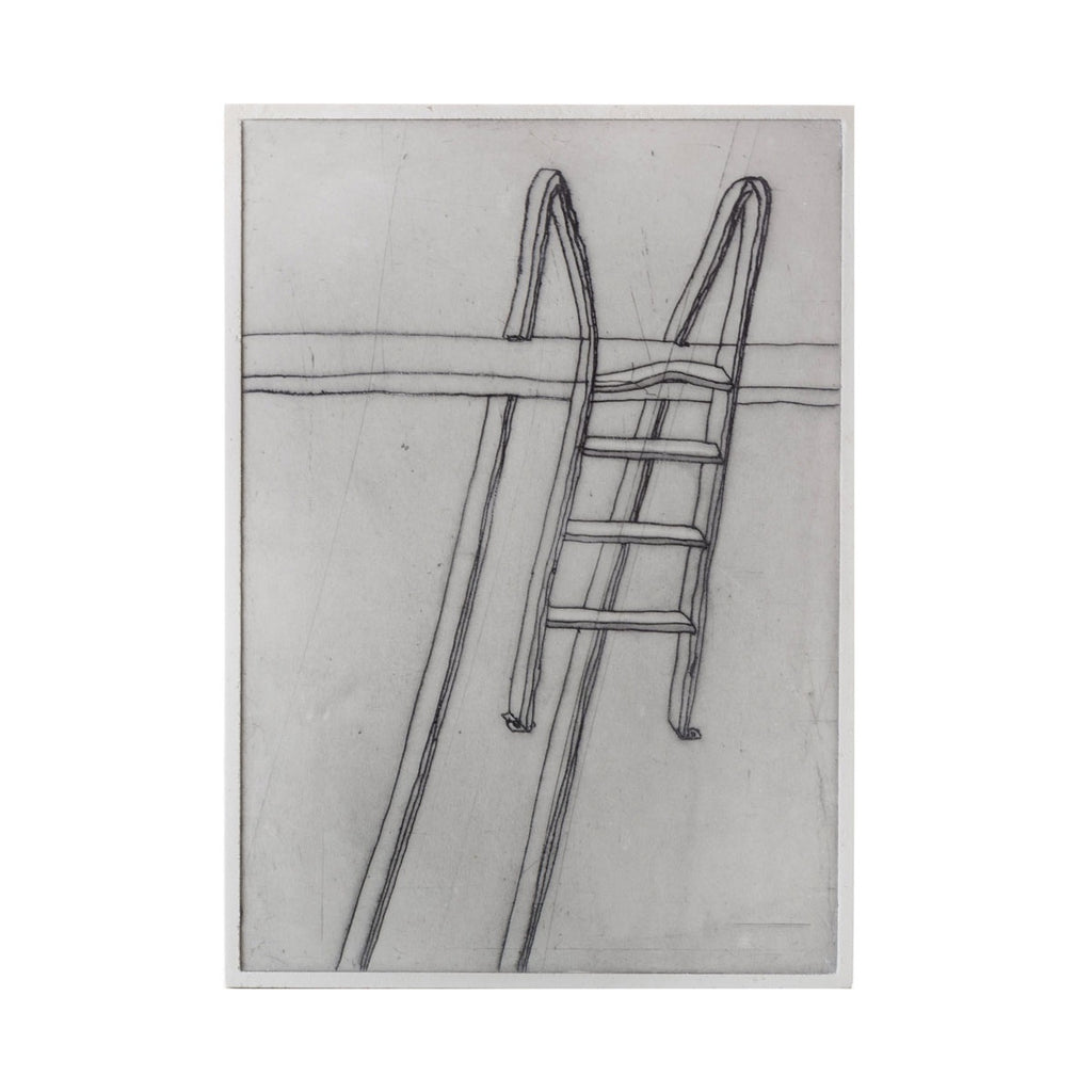 bec stevens - BS#61 - staircases, ladders & bridges. dock ladder, jones st, ultimo
