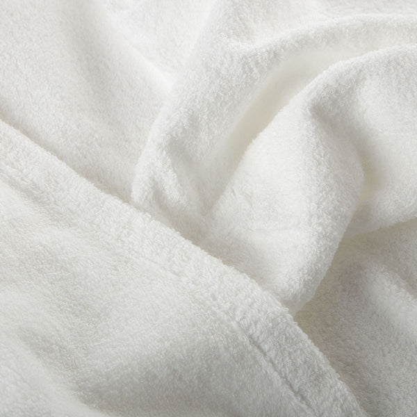 organic cotton white towels - japanese