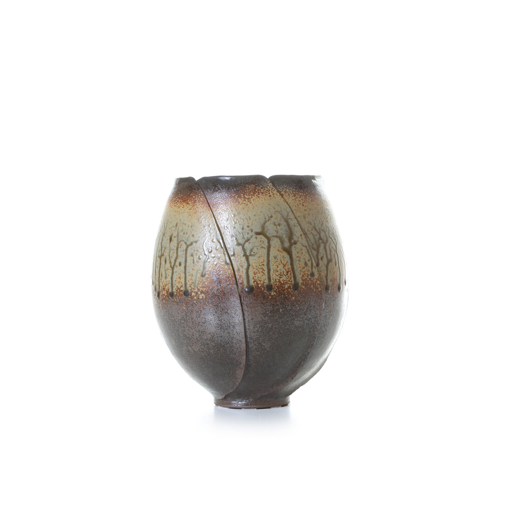 hirata ash glazed rinka vase