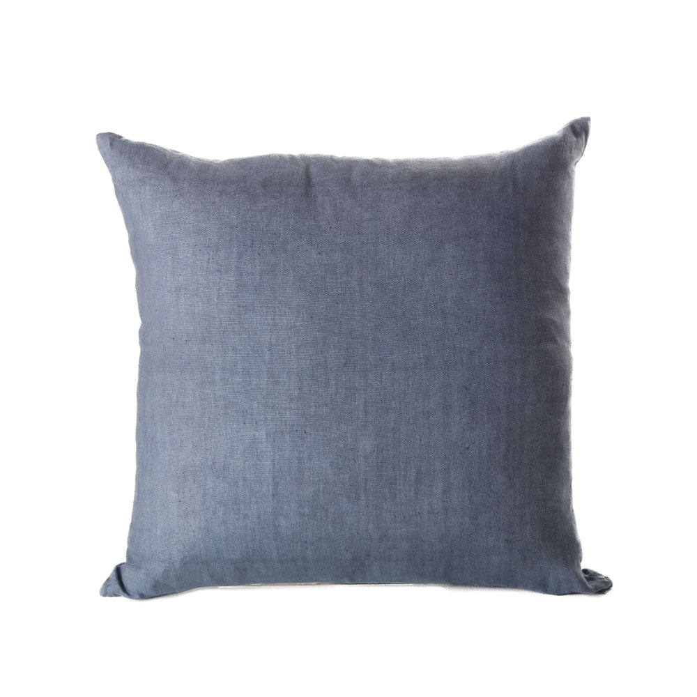 linen cushion - slate