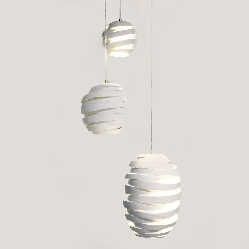 pendants porcelain cut series light