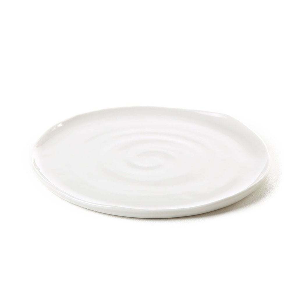 coad hand thrown porcelain dinner plate 8x total, 8x remaining
